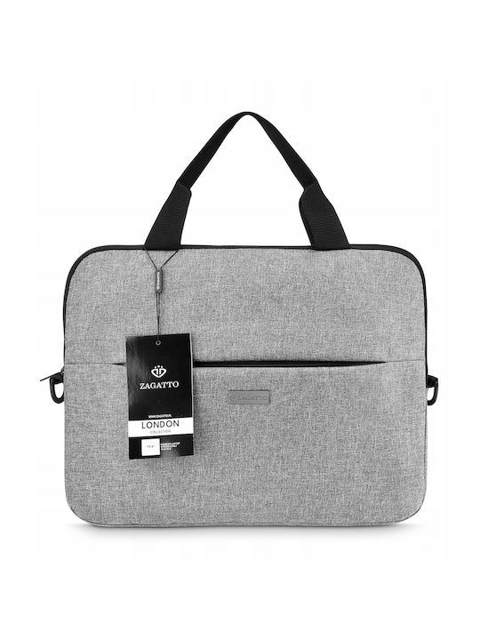Zagatto Impermeabila Geantă De umăr / de mână pentru laptop 15.6" în culoarea Gri ZG88
