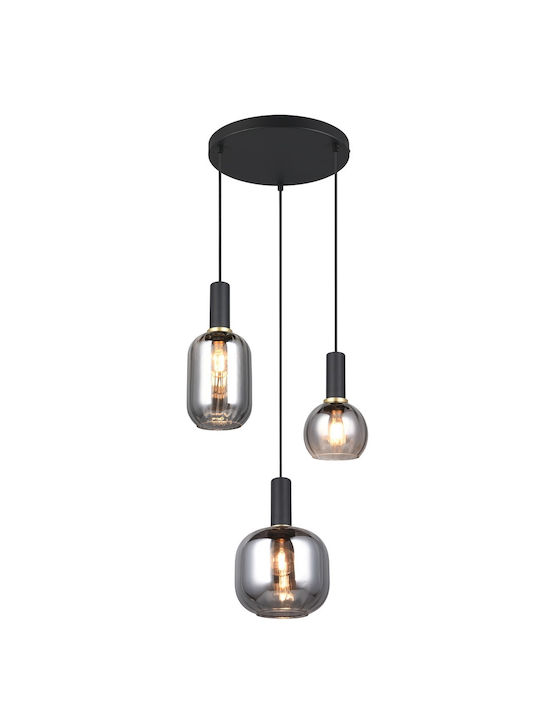 Trio Lighting Pendant Light Black 38x30x150cm