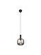 Trio Lighting Pendant Light Black 20x150cm