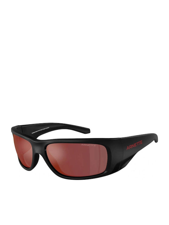 Arnette Men's Sunglasses with Black Plastic Fra...