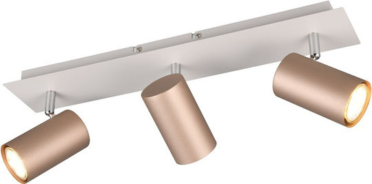 Trio Lighting Marley Einzel Spot in Braun Farbe