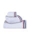 Greenwich Polo Club Bath Towel Set 3pcs 3074 Blue, Red, White Weight 500gr/m²