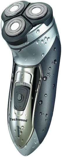 Techwood Περιστρεφόμενη Ξυριστική Μηχανή Προσώπου Επαναφορτιζόμενη / Απλές Μπαταρίες