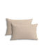 My Home Luxury Casanova Pillowcase Set Beige 50x70cm.