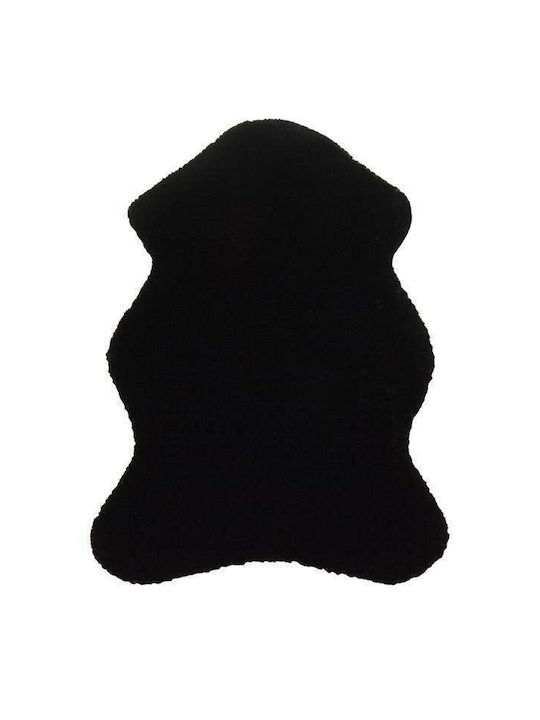 Newplan Puffy Modern Bedroom Rugs Set Black 5-41-PF-T-FC9BLACK 3pcs