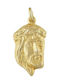 Atofio Kosmima Anhänger Kinder Amulett mit Jesus Christus aus Gold 14K FM27334-K14