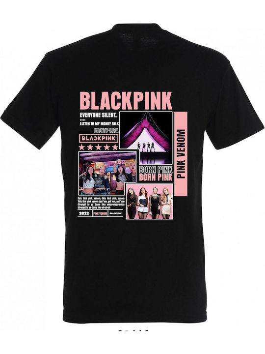 Παιδικό T-shirt Black, Pink Blackpink Born Pink Pink Venom Black Pink