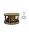 JK Home Decoration Weihnachts- Beleuchtete Dekorative Darstellung mit Bewegung 20x20x14.5cm