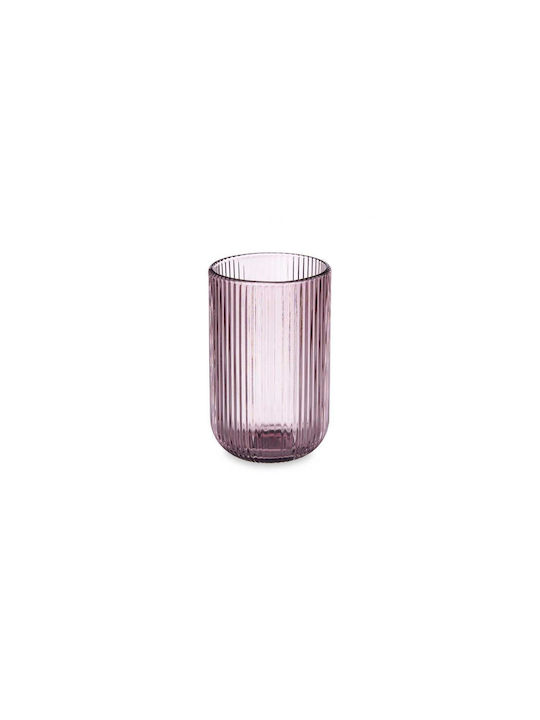Atmosphera Glas Wasser aus Glas in Rosa Farbe