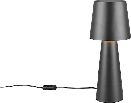 Trio Lighting Metall Tischlampe für Fassung E27 mit Schwarz Schirm und Basis Trio Lighting Metall Tischlampe für Fassung E27 mit Schwarz Schirm und Basis
