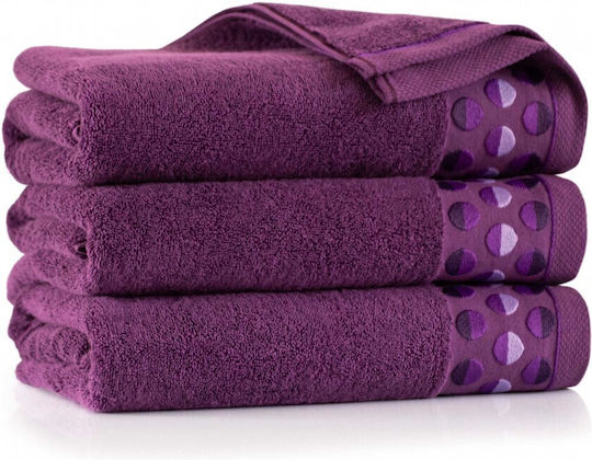 Zwoltex Badehandtuch 70x140εκ. Purple