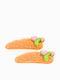 Set of Kids Hair Clips with Hair Clip Fruit in Orange Color 2pcs