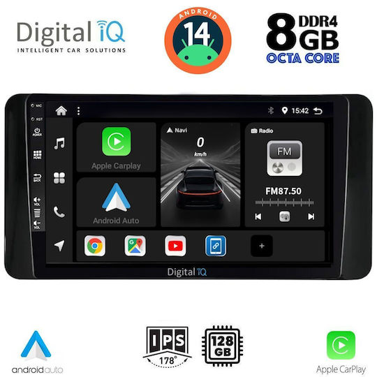 Digital IQ Ηχοσύστημα Αυτοκινήτου για Skoda Kamiq 2018> (Bluetooth/USB/AUX/WiFi/GPS/Apple-Carplay/Android-Auto) με Οθόνη Αφής 10"