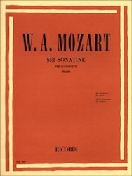W.a.mozart Sei Sonatine Per Pianoforte Εκδόσεις Ricordi W.a.mozart Sei Sonatine Per Pianoforte Εκδόσεις Ricordi
