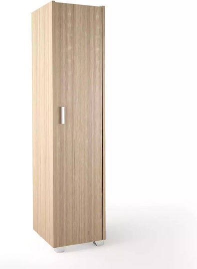 Single Door Wardrobe Oak 48x50x180cm