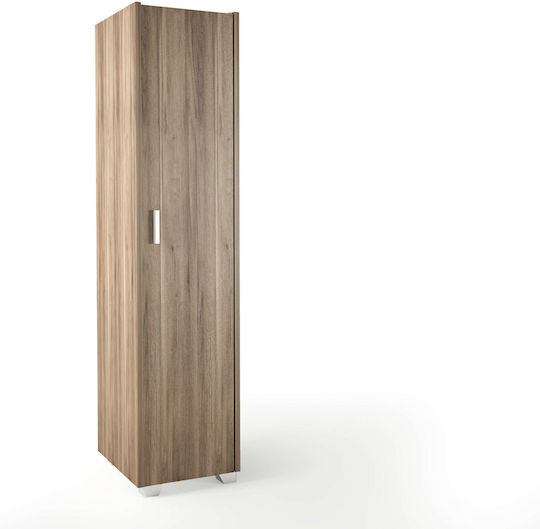 Единична врата Гардероб Орех 48x50x180см