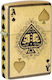Zippo Ace Spades Flame Lighter In Gold Colour