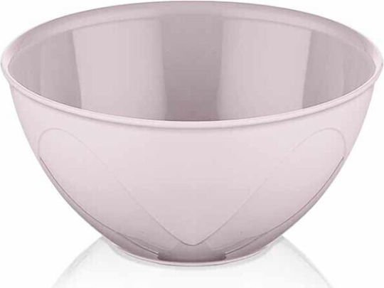 Homestyle Plastic Salad Bowl Pink 24x10.5cm