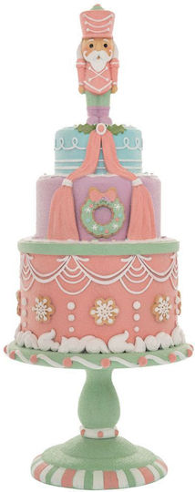 GRC Tech Pastel Polyresin Gingerbread Cake 26x26x31cm