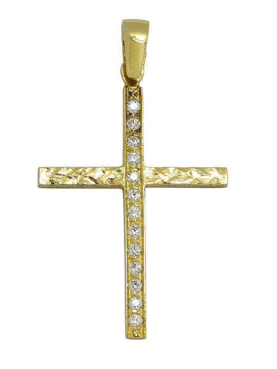 Goldjewels Damen Gold Kreuz 14K