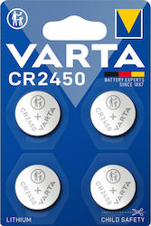 Varta Батерии Литий CR2450 4 бр Varta Батерии Литий CR2450 4 бр