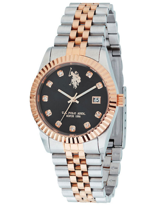 Rose Gold Us Polo Assn Uhr Gold Damenuhr Polo Assn 1890 Rosegold