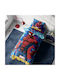 Dimcol Sheet Set Single Cotton Spider-Man 714 Electric Blue 160x240cm 4pcs