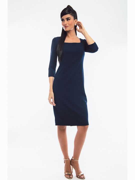 BelleFille Dress Navy Blue