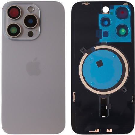 Capac Baterie Iphone 15 Pro Max Bej pentru Apple iPhone 15 Pro Max