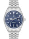 Daniel Klein Herrenuhr 42mm Batterie mit Silber Metallarmband