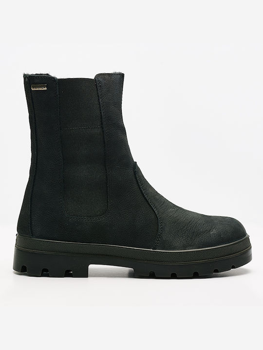 Leather Women's Chelsea Ankle Boots Black