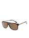 Men's Sunglasses with Brown Frame and Brown Lens
