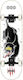 Nomad Life Balance Panther Complete Shortboard Λευκό