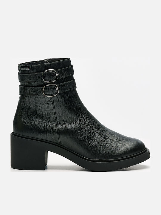Mephisto Ghete dama din piele cu platforme pent...