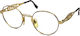 Oliver Peoples Γυναικείος Μεταλλικός Σκελετός Γυαλιών Καφέ OV1829 1106