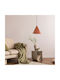 TK Lighting Висящо Осветително Тяло Меден с Цокъл E27 25x25см.