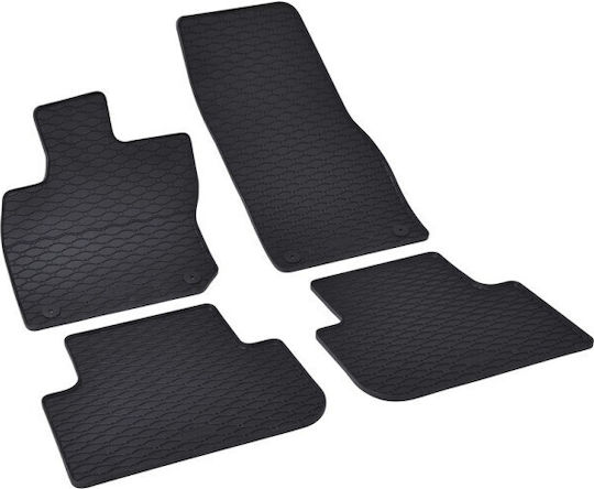 Rigum Set of Front and Rear Mats 4pcs for Volkswagen Tiguan Black