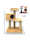 ForHome Kratzbaum Beige 50x35x69cm