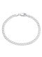 Jooliete Women's Silver Chain Bracelet 19cm