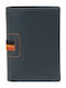 Leder Herren Geldbörse Klassisch mit RFID Blau