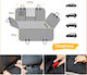 Deluxe Protective Waterproof Seat Cover Car for Dog Black