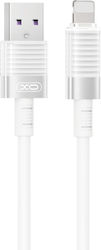 XO NB282 USB-A to Lightning Cable 12W Λευκό 1m