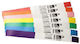 Wristband Polypropylene 1x10in 25.4x254mm ; Direct Thermal Z-band Splash Adhesive Closure Cartridge 350/roll 6/box Green
