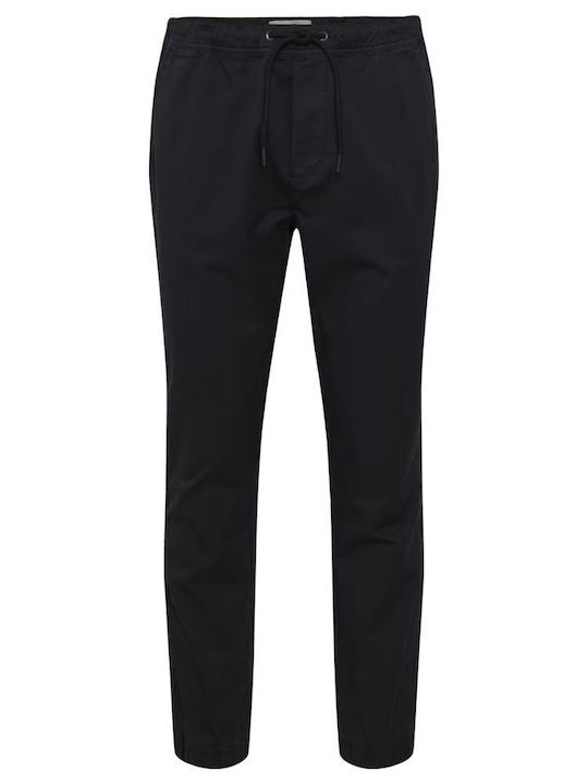 Trousers Elastic in Baggy Line Dark Blue