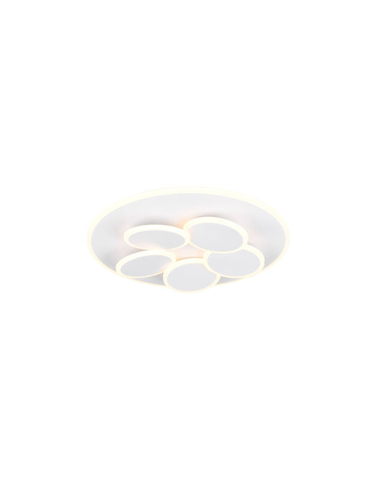 Trio Lighting Πλαφονιέρα Οροφής 49εκ. Λευκή με ...