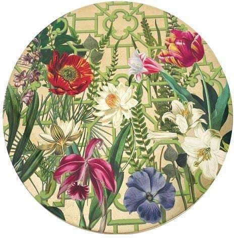 Caspari Round Placemat Gold Caspari Round Placemat Gold