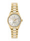 Philip Watch Γυναικείο Ρολόι 31mm Μπαταρίας με Χρυσό Μεταλλικό Μπρασελέ