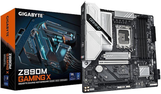 Gigabyte Z890M Gaming X Motherboard Micro ATX with Intel 1851 Socket