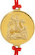Goldenes Armband Sankt Georg
