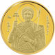 Vergoldete Medaille Heiliger Demetrios
